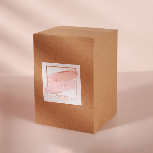 Органайзер для ватных дисков «BAMBOO», с крышкой, d=7×10.1 см, прозрачный, коричневый