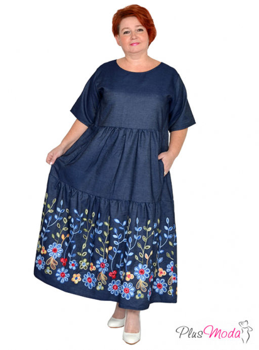 Платье Модель №1467 размеры 44-84 - Plusmoda фото 9