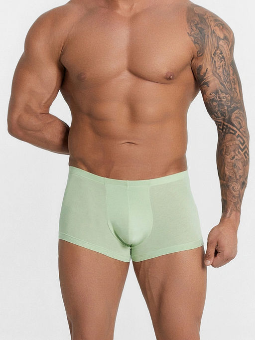 Цена за 2 штуки! Трусы боксеры мужские салатовые зеленая дымка 411216 - Mark formelle фото 6