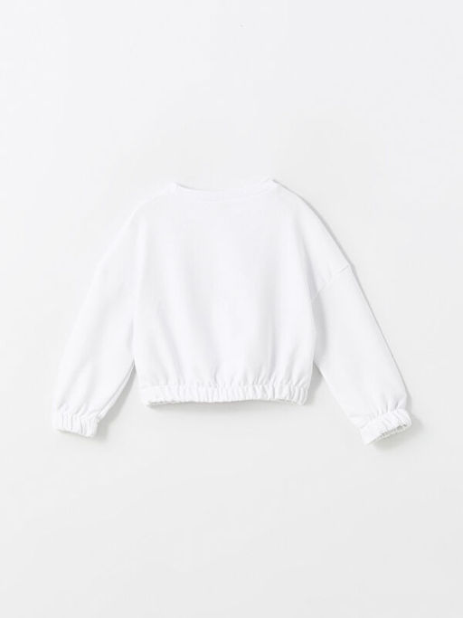 Bisiklet Yaka K?z ?ocuk Sweatshirt - Waikiki фото 3