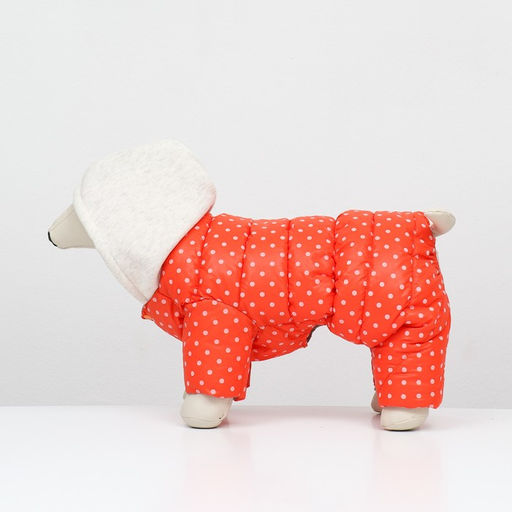 Комбинезон Для прогулки, размер 16 (ДС 36 см, ОГ 46 см, ОШ 35 см), оранжевый - Simaland фото 4