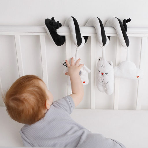 Мягкая подвеска-спираль «Мишка. Первые цвета»