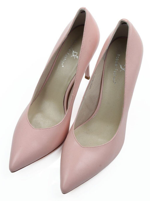 06-A605A-561JU PINK Туфли женские "Лодочки" (натуральная кожа)