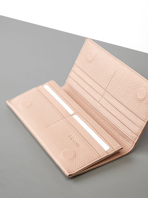 LACCOMA кошелек LA-1099-розовый натуральная кожа  фото 4