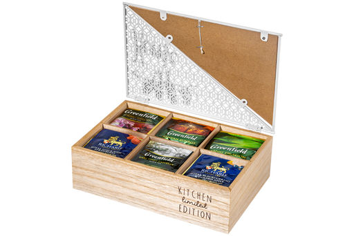 Органайзер для чайных пакетиков 24*16*8,5 см Tea time с крышкой - Elan gallery фото 5
