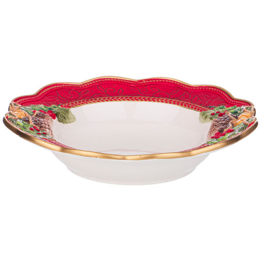 ТАРЕЛКА LEFARD ШИШКИ ГЛУБОКАЯ 24*5 СМ  фото 3