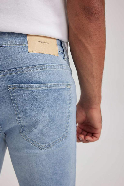 Pedro Slim Fit Джинсовые брюки узкого кроя с нормальной талией и узкими штанинами - Defacto фото 6