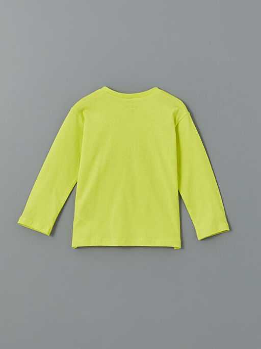 Bisiklet Yaka Bask?l? Erkek Bebek Ti??rt - Waikiki фото 2