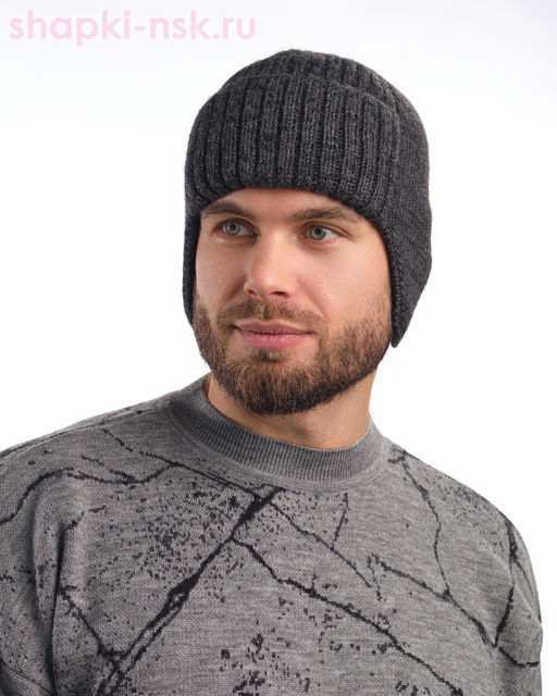 Лион Ушанка мужская флис (56-58)