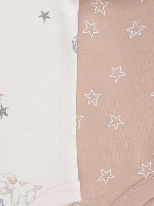 К 6542-2уп/кремовый Н108,бежевый Н105 набор полукомбинезон (боди) яс