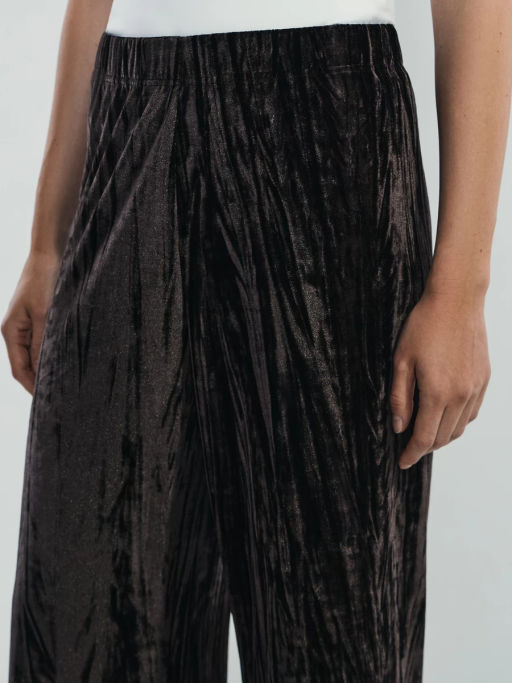 Широкие брюки из бархата / Zarina