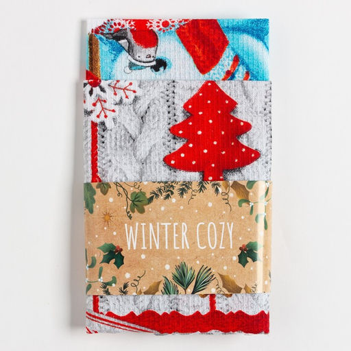 Набор кухонных полотенец Доляна Время для счастья 35х60см-2шт, 100% хлопок  фото 8