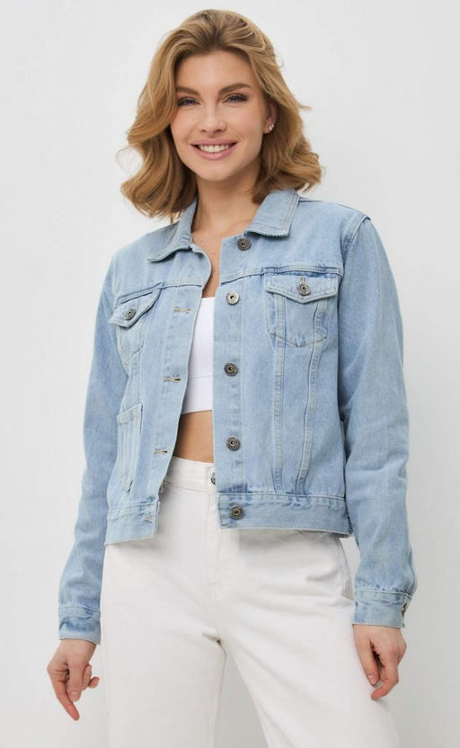 Куртка джинс P312-1230 l.blue - Primm фото 5