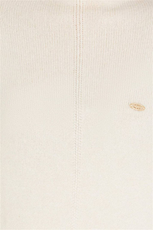 U. S. Polo Assn Женское трикотажное платье кремового меланжевого цвета - U.s. polo assn фото 10