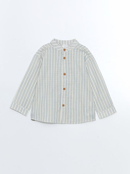 Hakim Yaka ?izgili Erkek ?ocuk G?mlek