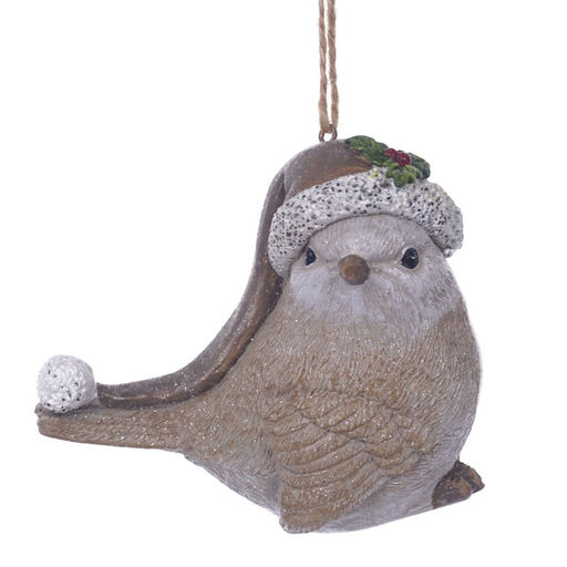 Фигурка декоративная подвесная "Птичка", L7,5 W5 H9 см, 2в.