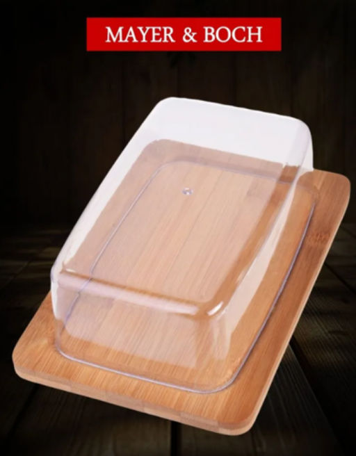 28336 Масленка с крышкой 19,5 см Бамбук MB (х24) - Mayer&boch фото 5