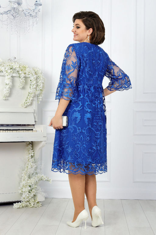 Платье Ninele 7431-Р темно-синий - Mira fashion фото 551