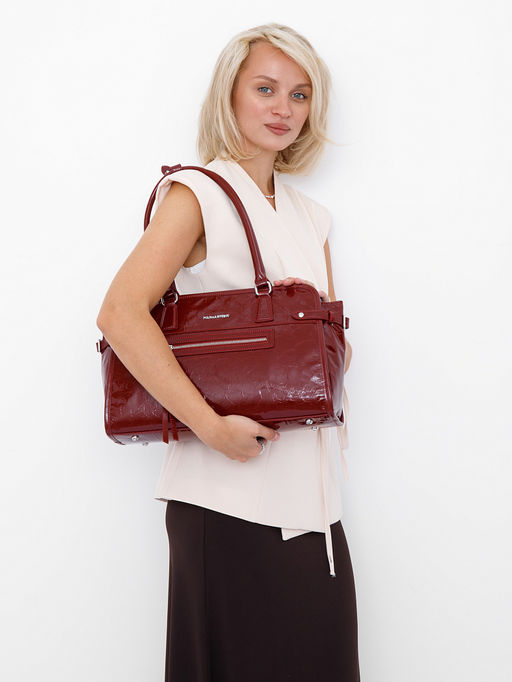 Сумка 8053Q wine red Polina&Eiterou