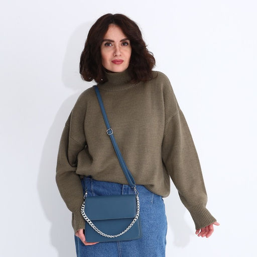 Сумка-мессенджер на магните, цвет синий - Simaland фото 8