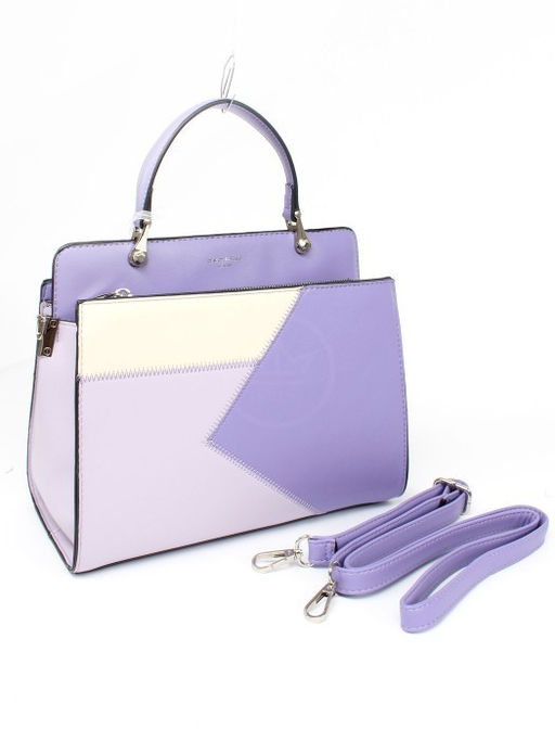 Сумка женская искусственная кожа DJ-CM 6969-L.PURPLE 2отд, плечевой ремень, сирень SALE 261495 - Adelia фото 6