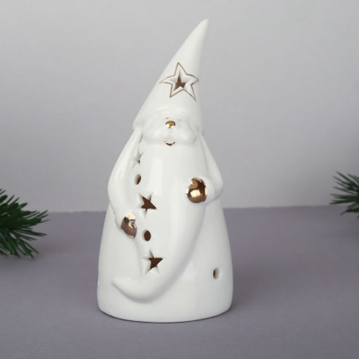 Фигурка Дед мороз с подсветкой 13 см / YZ5549 /уп 6/108/Новый год - Галеонтрейд фото 2