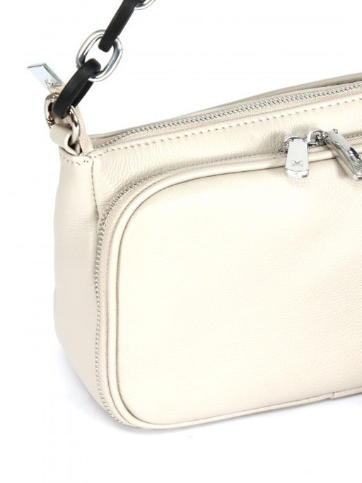 Сумка женская натуральная кожа RM-8011Е, 2отд, плечевой ремень, бежевый SALE 264374 - Adelia фото 4