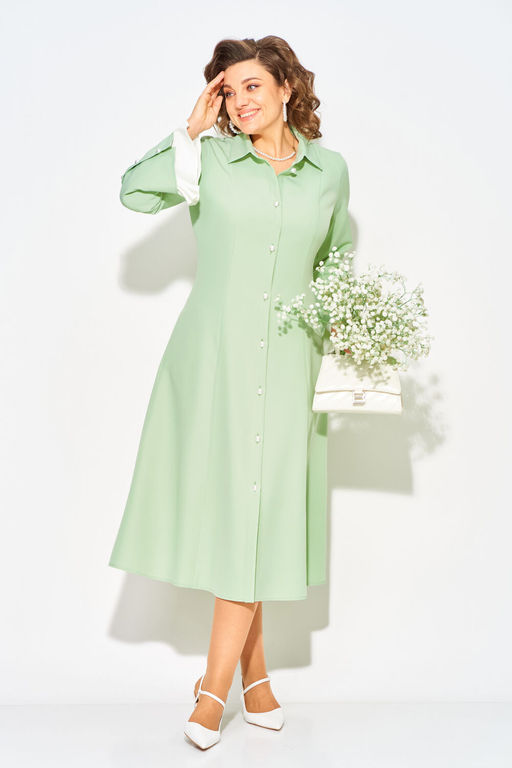 Платье Liliana 1508 фисташка  фото 5