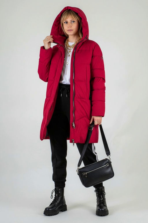 Зимняя куртка удлиненная арт.28119