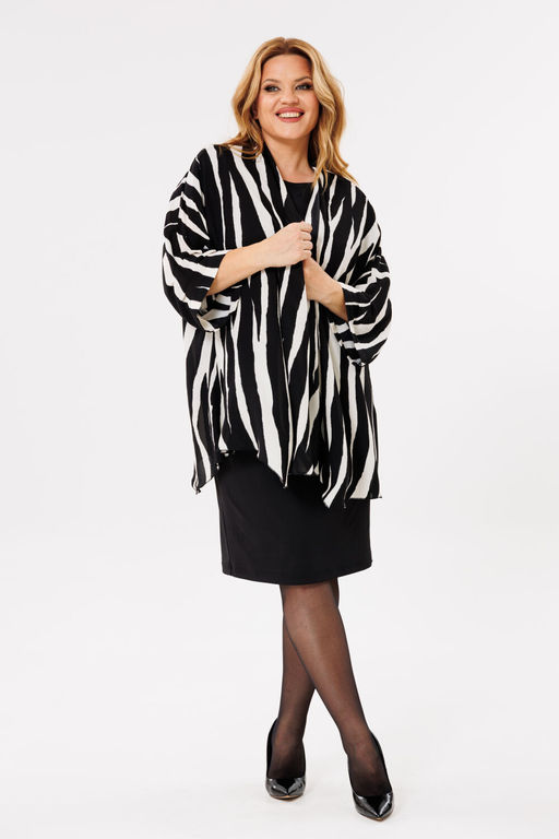 Костюм Michel Chic 1398 черный, зебра  фото 4