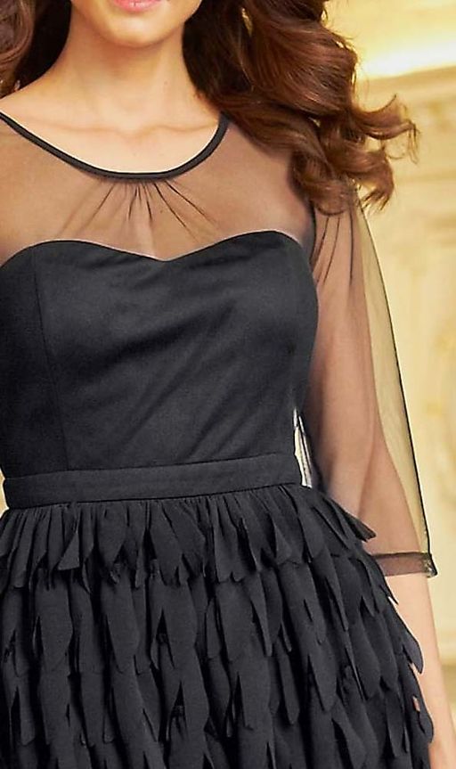 Платье, черное - Patrizia dini фото 6