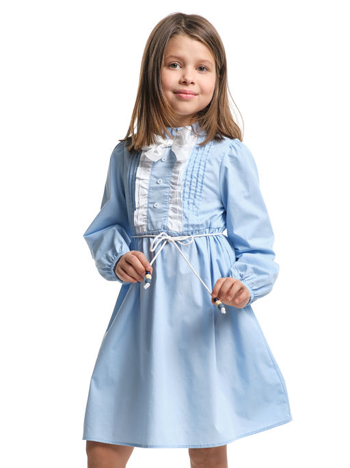 Платье для девочки нарядное детское праздничное UD 8060 голубой - Mini maxi фото 8