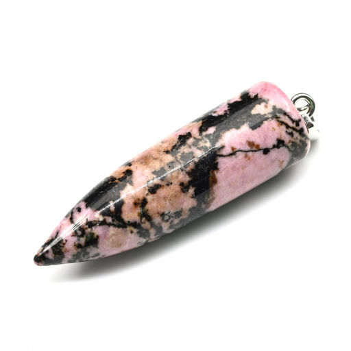 Подвеска Маятник пуля 14*40мм из самоцветов 7 чакр - Радуга камня фото 7