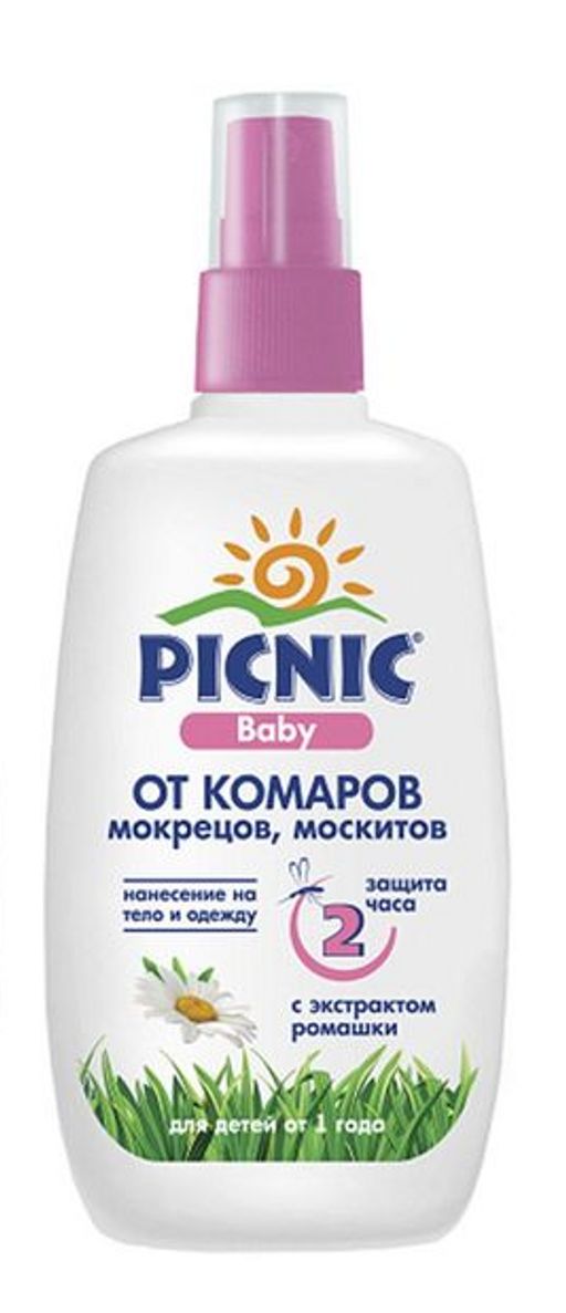 PICNIC BABY спрей от комаров 120мл