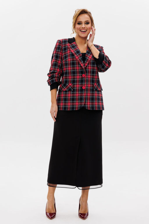 Костюм Mubliz 239 красная клетка  фото 2