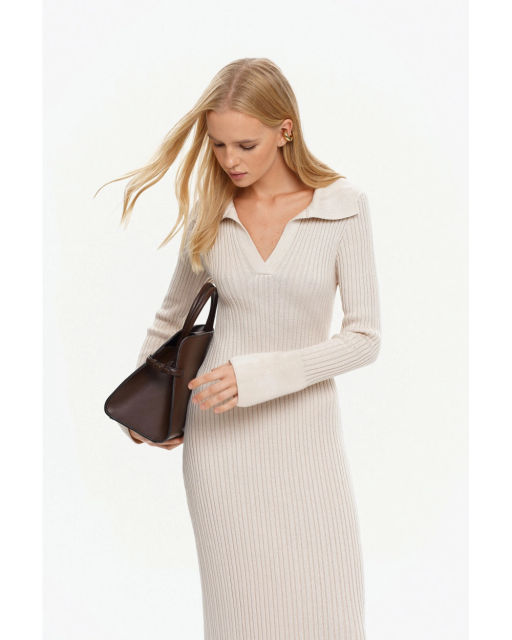 Платье THE VERY 2412 жемчужный  фото 6
