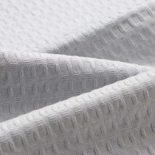 Набор кухонное полотенец Доляна: серый, зелёный, бежевый, 3560 см-3 шт., 100% хл, крупная вафля, 220 г/м  фото 3