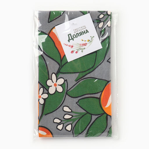 Цена за 2 шт. Полотенце кухонное Доляна Orange 35×60 см, 100% хлопок, 160 г/м²