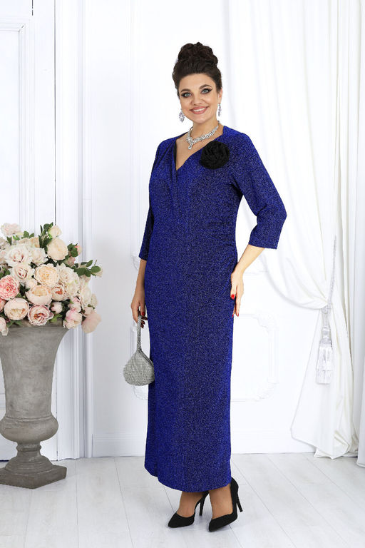 Платье Ninele 7431-Р темно-синий - Mira fashion фото 686