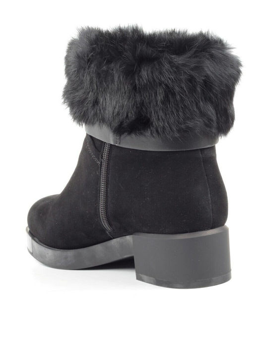 04-206W-8Y1 8J33M Ботинки зимние женские (натуральная замша, натуральный мех)