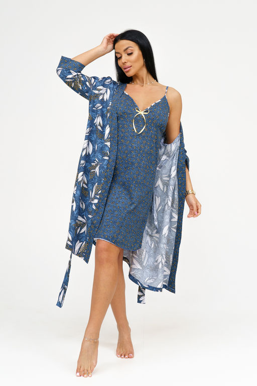 Пеньюар+сорочка Мимоза