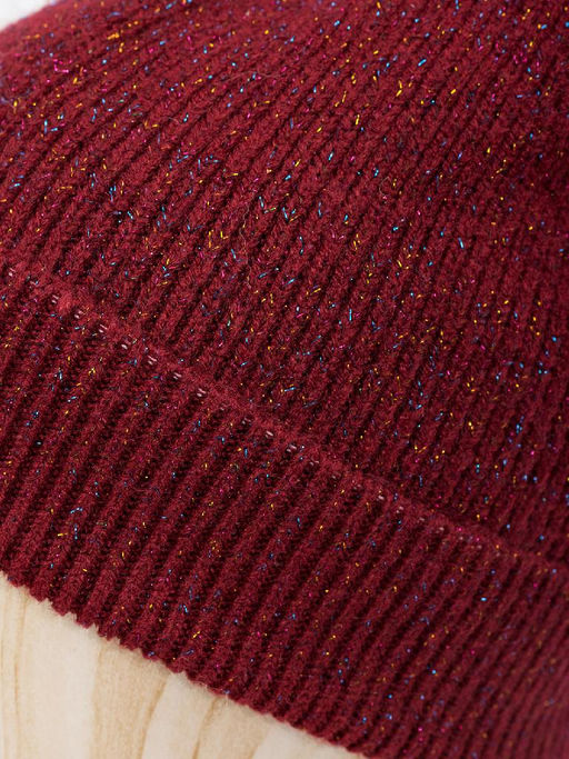 Шапка жен. шерсть+нейл+акр+люр LB-D77103 bordo - Labbra фото 9