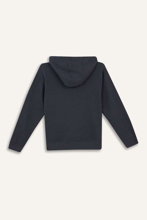 Basic D_z Kap__onlu Okul Sweatshirt Erkek _ocuk - Defacto фото 9
