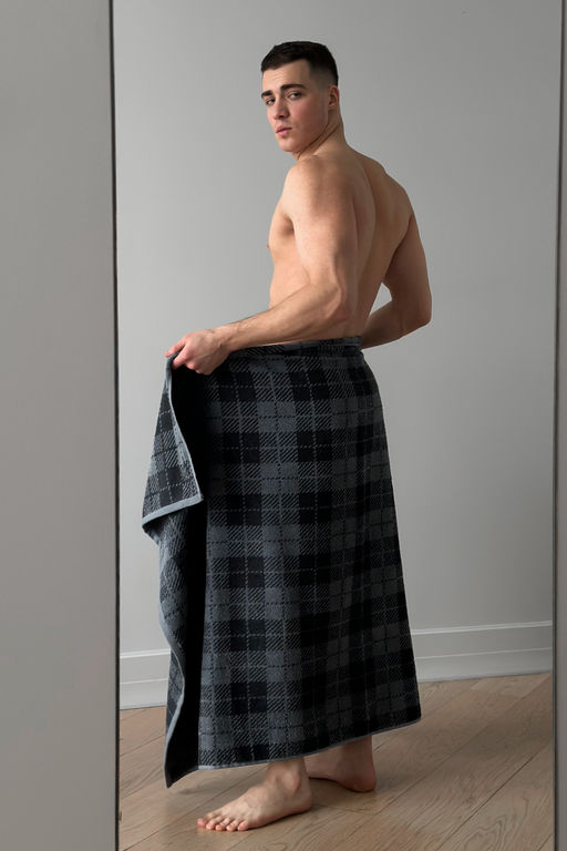 Полотенце махровое Английская клетка