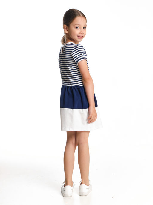 Платье для девочки UD 1435 син/белый - Mini maxi фото 2
