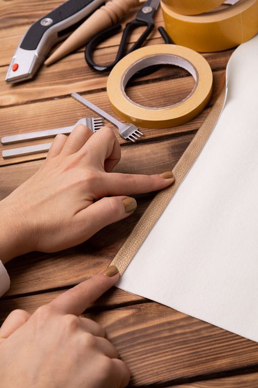 TDK-48 Трансфер для кожи двусторонний 25 м 48 мм в пакете белый