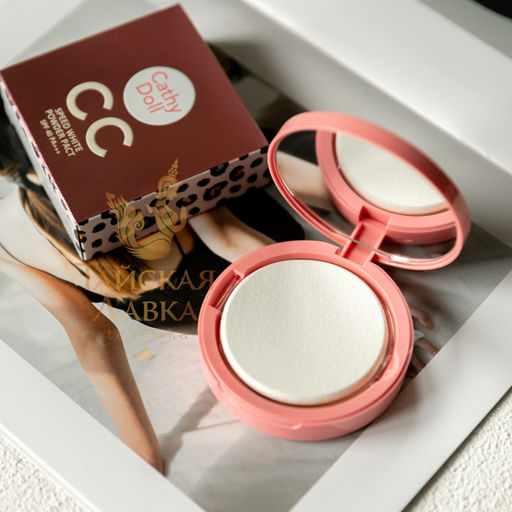 CC-Пудра Компактная Матирующая Speed White SPF40 Pa+++ (23 Натуральный Беж) CATHY DOLL, 12 гр