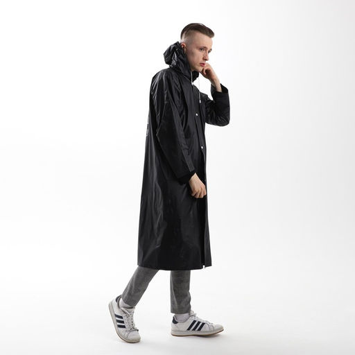 Дождевик взрослый плащ «ДождеWEEK», размер 42-48, 60×110 см, чёрный