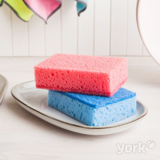 Губка для посуды 6 шт "YORK" Колор люкс, арт. 030180