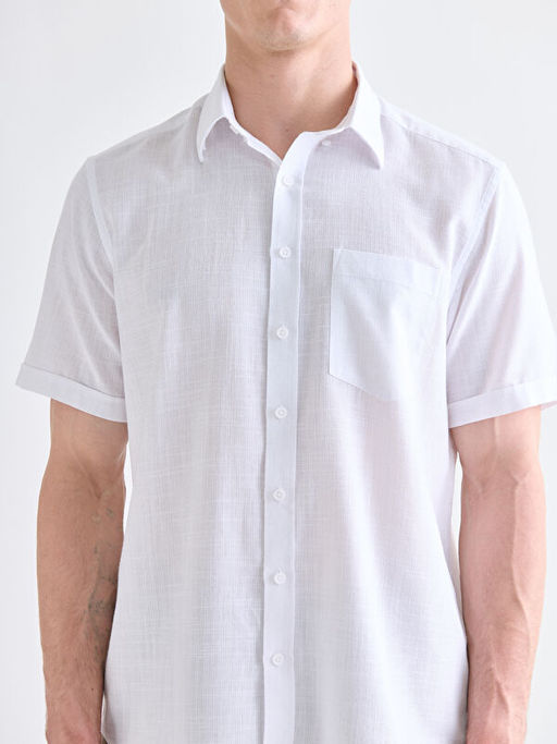 Regular Fit K?sa Kollu Arm?rl? Erkek G?mlek